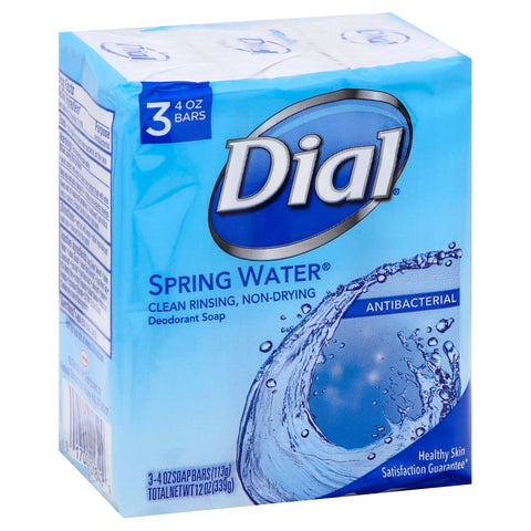Dial Bar Soap Spring Water 12 OZ 12 Pack – StockUpExpress