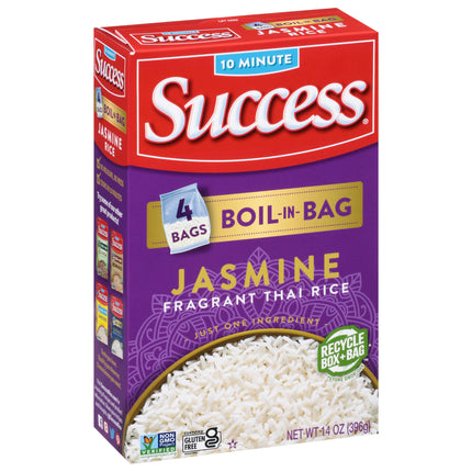 Success Boil In Bag Jasmine Rice - 14 OZ 6 Pack