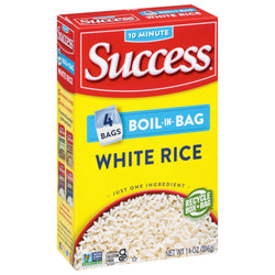 Success Rice Boil In Bag White - 14 OZ 12 Pack