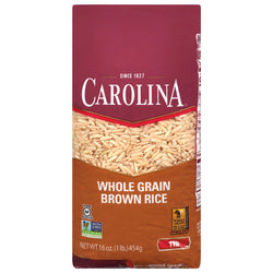 Carolina Rice Whole Grain Brown - 16 OZ 18 Pack