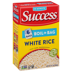 Success Rice Boil In Bag White - 21 OZ 12 Pack