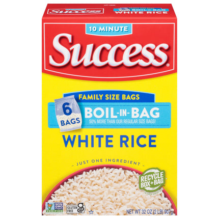 Success Rice Boil In Bag White - 32 OZ 8 Pack