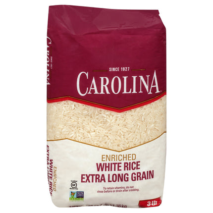 Carolina Rice Enriched Extra Long Grain - 48 OZ 12 Pack