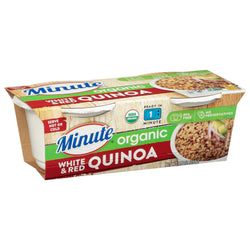 Minute Ready To Serve Organic White & Red Quinoa Cups - 8.8 OZ 8 Pack