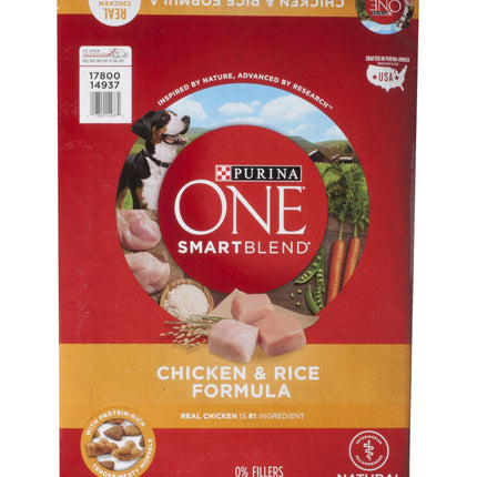 Purina One Dog Food Dry Chicken & Rice - 16.5 Lb