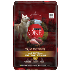 Purina One True Instinct Turkey & Venison Dog Food Dry - 15 Lb