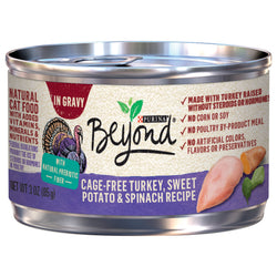 Purina Beyond Cat Gravy Turkey, Potato & Spinach - 3 OZ 12 Pack