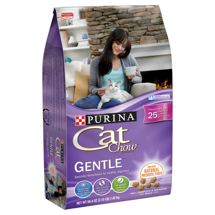 Purina Cat Chow Gentle - 3.15 LB 4 Pack