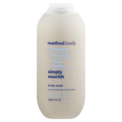 Method Body Wash Simply Nourish Body Wash - 18 FZ 6 Pack