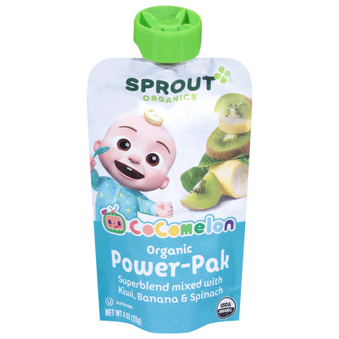 Sprout Superblend Mixed With Kiwi, Banana & Spinach - 4 OZ 12 Pack
