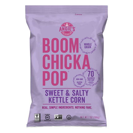 Angie's Boom Chicka Pop Sweet & Salty Kettle Corn - 7 OZ 12 Pack
