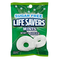 Lifesavers Mints Wint-O-Green Sugar Free - 2.75 OZ 12 Pack
