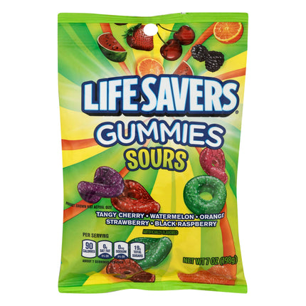 Lifesavers Candy Gummies Sours - 7 OZ 12 Pack