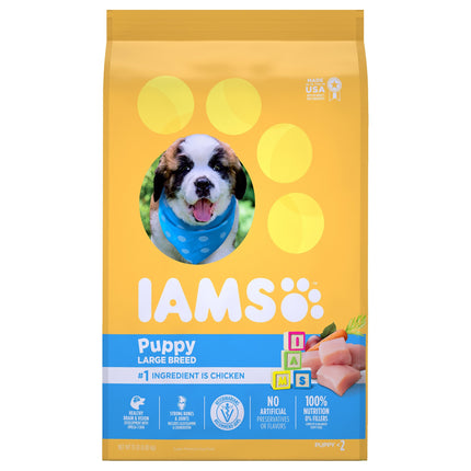 Iams Large Breed Puppy With Chicken - 15 Lb