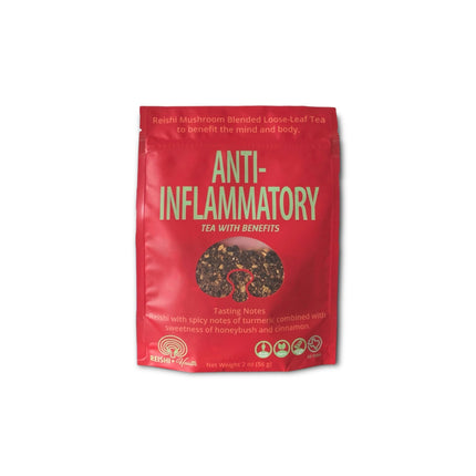 Reishi & Health ANTI-INFLAMMATORY Tea with Reishi mushrooms - 2 OZ 12 Pack