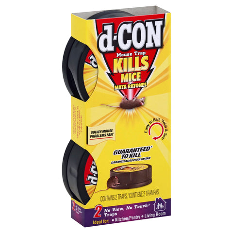 D Con Mouse Traps No View - 2 CT 8 Pack