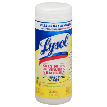 Lysol Disinfecting Wipes 4 In 1 Citrus - 35 CT 12 Pack