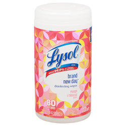 Lysol Disinfecting Wipes Mango & Hibiscus - 80 CT 6 Pack