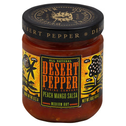 Desert Pepper Peach Mango Salsa Medium - 16 OZ 6 Pack