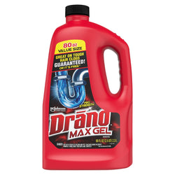 Drano Cleaner Drain Max Gel - 80 FZ 6 Pack