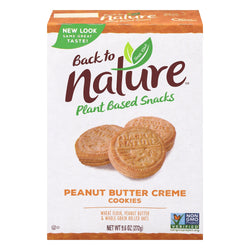 Back To Nature Peanut Butter Creme Cookies - 9.6 OZ 6 Pack