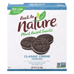 Back To Nature Classic Creme Cookies - 12 OZ 6 Pack