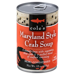 Cole's Maryland Crab Soup - 15 OZ 6 Pack