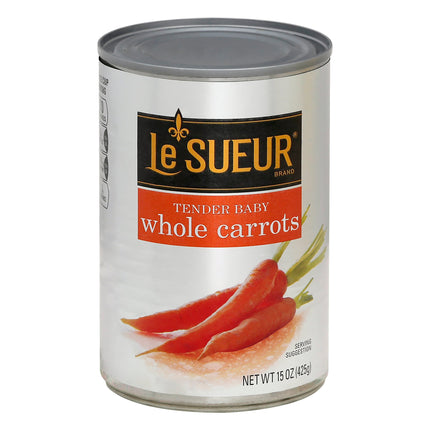 Le Sueur Tender Baby Whole Carrots - 15 OZ 12 Pack