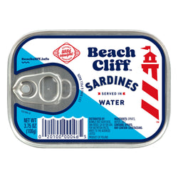 Beach Cliff Sardines In Water - 3.75 OZ 12 Pack