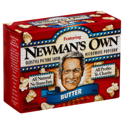 Newman's Own Butter Popcorn - 9.6 OZ 12 Pack