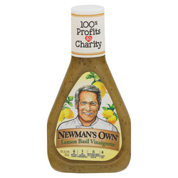 Newman's Own Lemon Basil Vinaigrette Dressing - 16 OZ 6 Pack