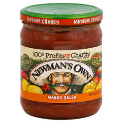 Newman's Own Medium Chunky Mango Salsa - 16 OZ 8 Pack