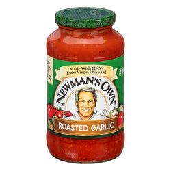 Newman's Own Roasted Garlic Pasta Sauce - 24 OZ 8 Pack