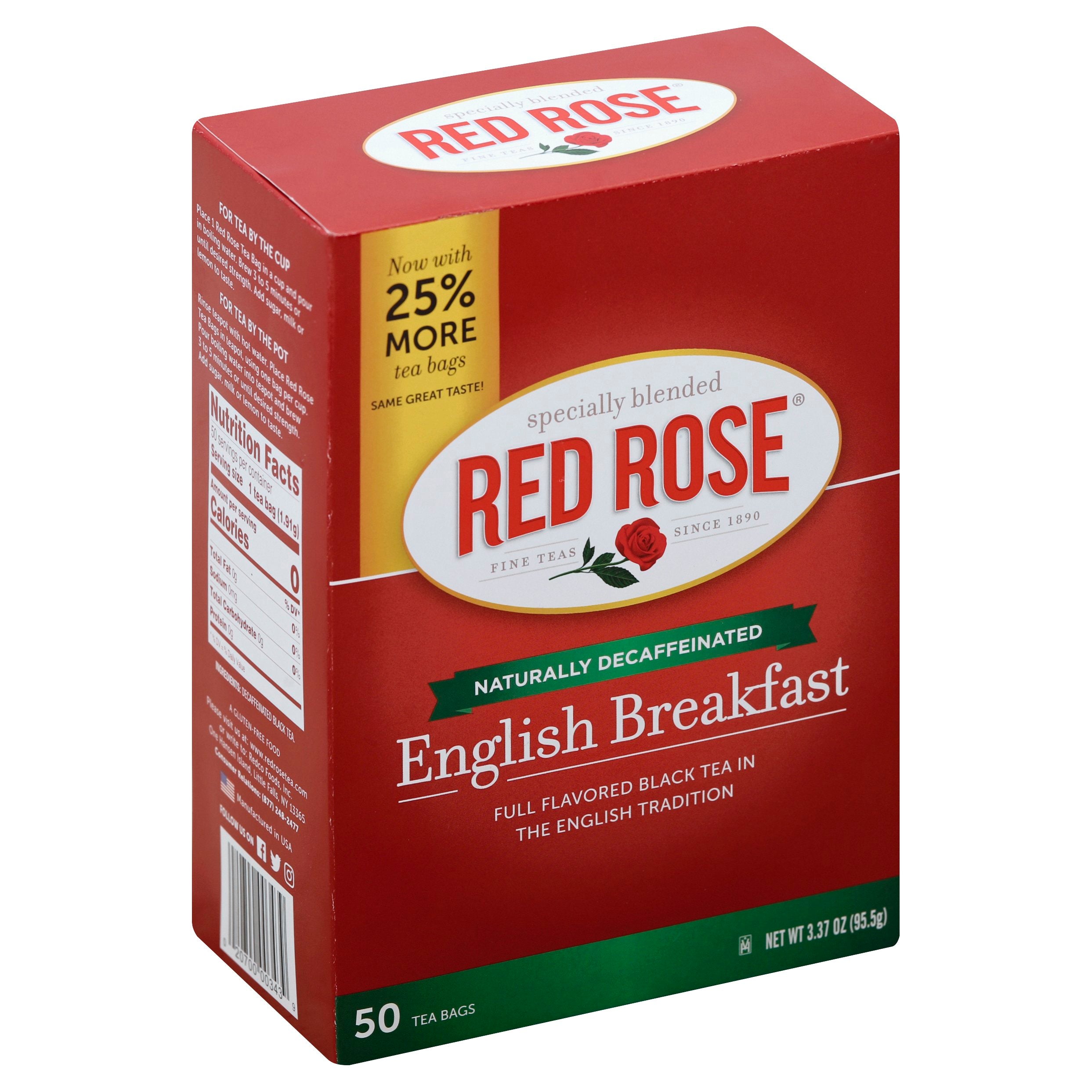  Red RoseTea Bags, 100-Count : Black Teas : Grocery
