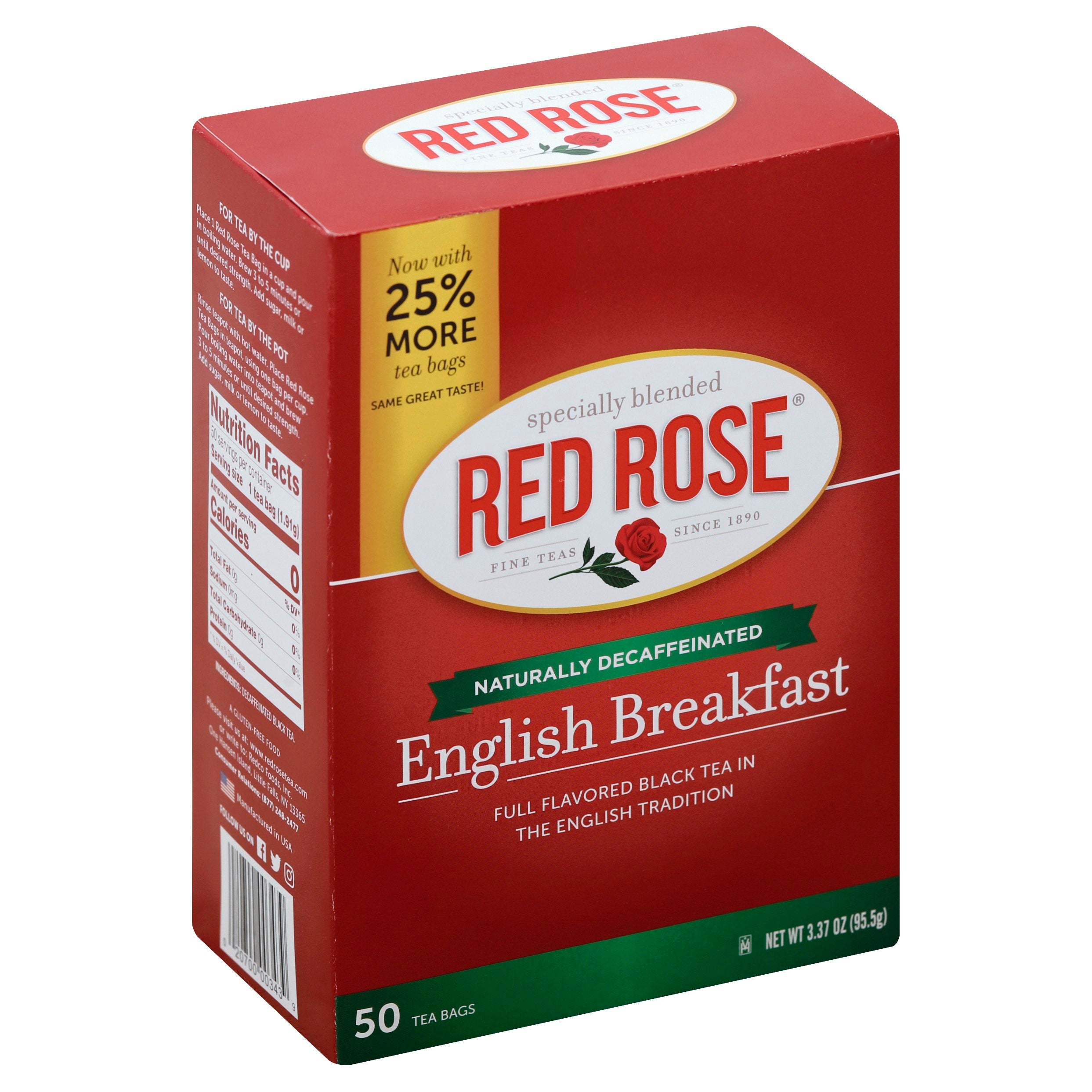 Red Rose Tea Label Red Rose Tea Bag