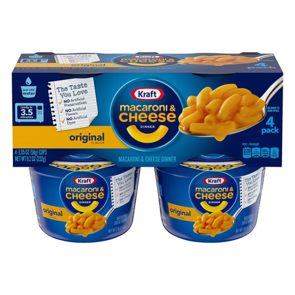 Kraft Macaroni & Cheese Cup Original - 8.2 OZ 6 Pack