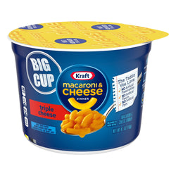 Kraft Macaroni & Cheese Triple Cheese XL Cup - 4.1 OZ 8 Pack