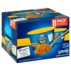 Kraft Macaroni & Cheese Cup - 2.05 OZ Cups 8 Pack