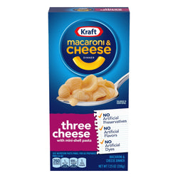 Kraft Macaroni & Cheese 3 Cheese - 7.25 OZ 24 Pack