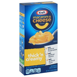 Kraft Macaroni & Cheese Thick & Creamy - 7.25 OZ 24 Pack