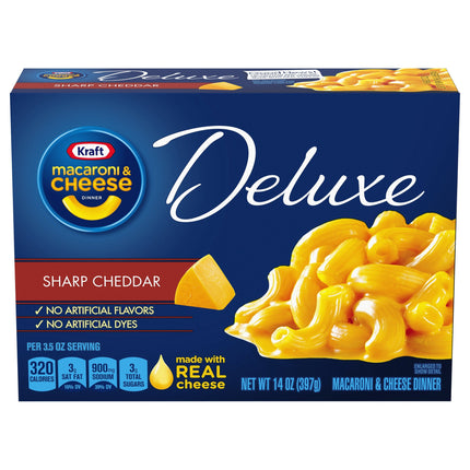 Kraft Macaroni & Cheese Sharp Cheddar - 14 OZ 12 Pack