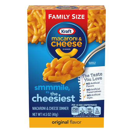 Kraft Macaroni & Cheese Dinner - 14.5 OZ 24 Pack