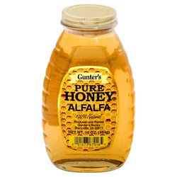 Gunter's Alfalfa Honey - 16 OZ 12 Pack