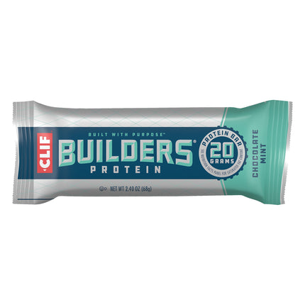 Clif Builder's Chocolate Mint Protein Bars - 2.4 OZ 12 Pack