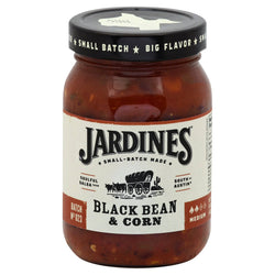 Jardines Black Bean & Corn Medium Salsa - 16 OZ 6 Pack