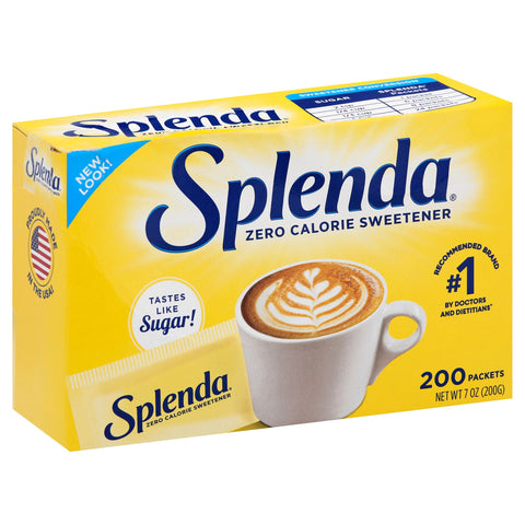Splenda Zero Calorie Sweetener Packets - 7 OZ 12 Pack