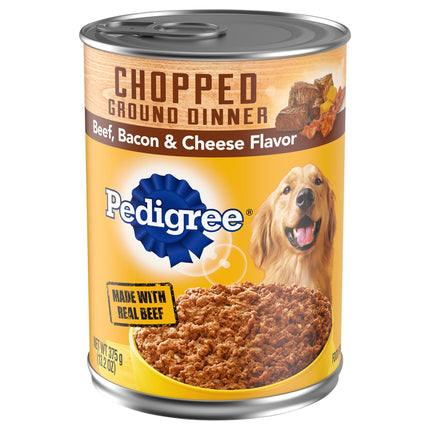 Pedigree Beef Bacon Cheese Dinner - 13.2 OZ 12 Pack