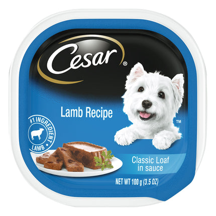 Cesar Dog Food Can Select Dinner Lamb - 3.5 OZ 24 Pack