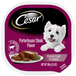Cesar Dog Food Can Porterhouse Steak - 3.5 OZ 24 Pack