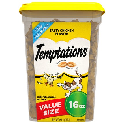 Temptations Chicken Cat Treat - 16 OZ 4 Pack
